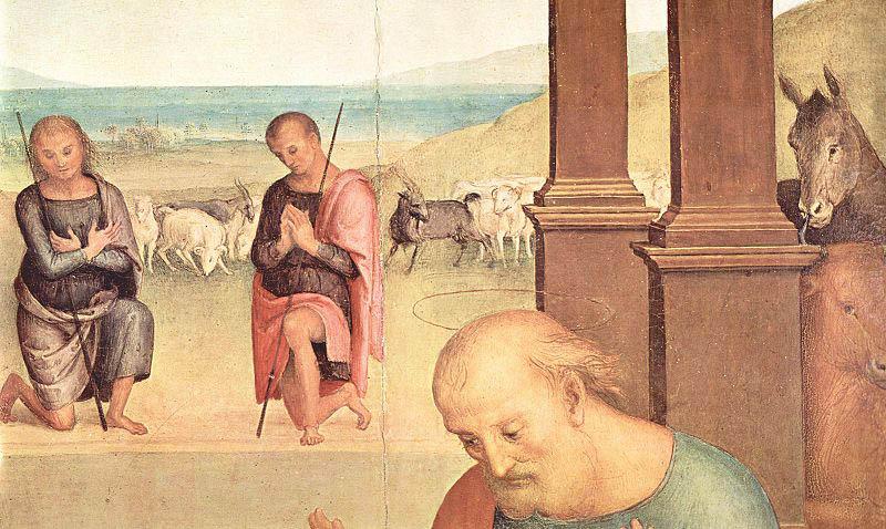 Anbetung der Hirten, Pietro Perugino